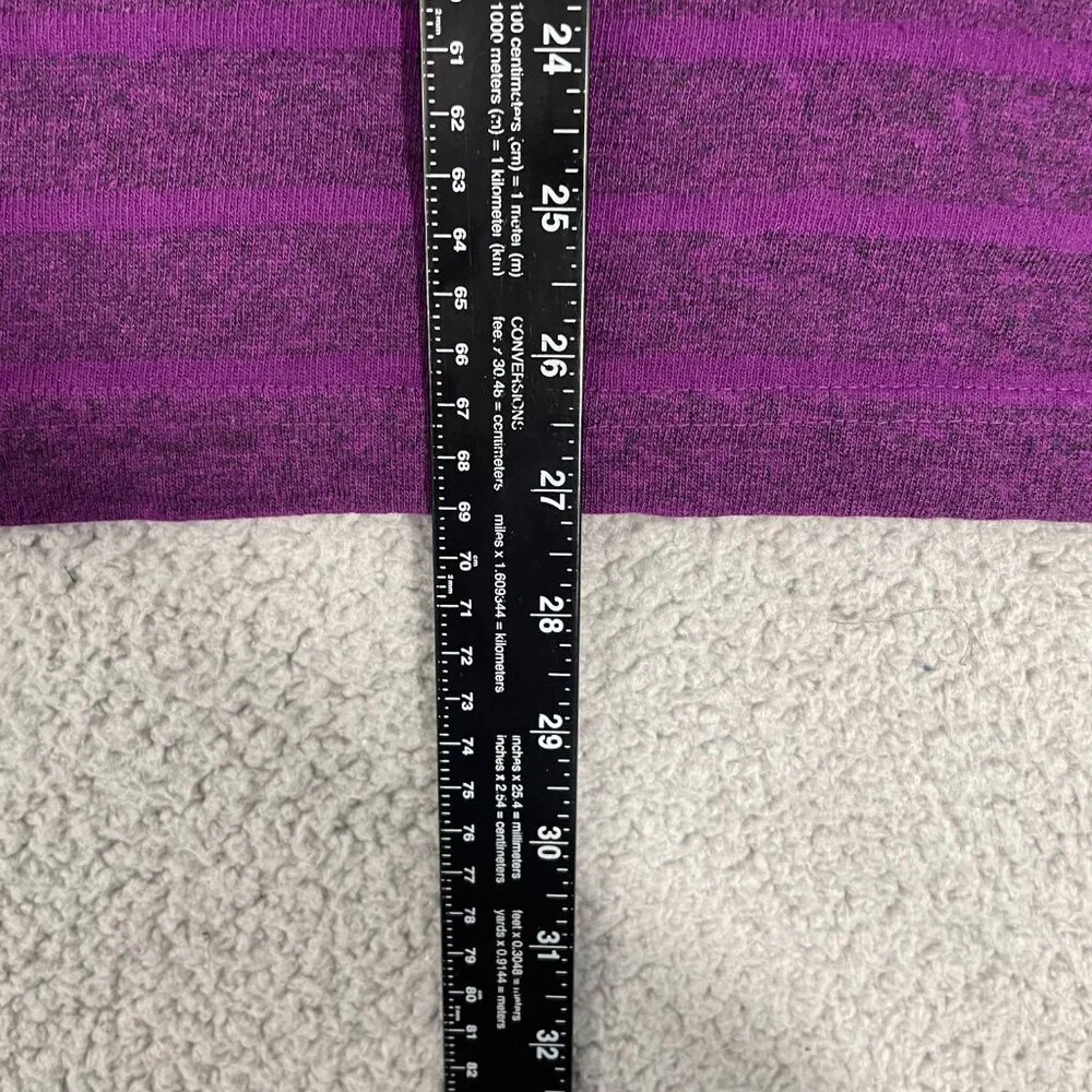 VTG Guess By Marciano Shirt XL Purple Striped Guess Jeans USA Short Sleeve Tee - Picture 7 of 8